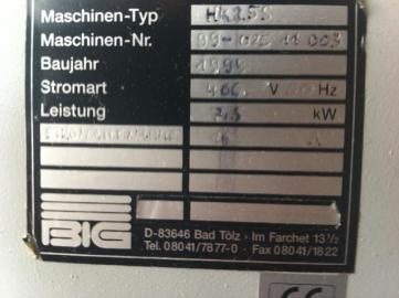 Kanalballenpresse BIG HK 25S