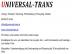 UNIVERSAL-TRANS ENTR�MPELUNG, ENTSORGUNG