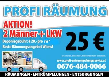 Profientr�mpelung Wien EUR25,- 06764840066