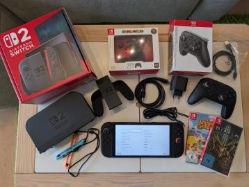 Nintendo Switch 2 mit 2 Spielen und Pro