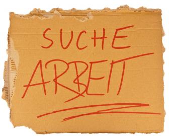 Mann sucht Arbeit