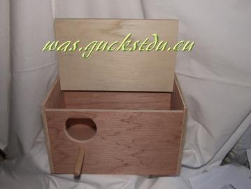 Nistkasten f�r Kleinsittiche