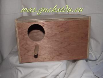 Nistkasten f�r Kleinsittiche