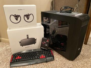 Oculus Rift Set avec PC de jeu, clavier