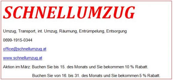 SCHNELLUMZUG - KLAVIERTRANSPORT, M�BELTR