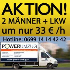 Umzug Wien EUR 33,00 pro Stunde