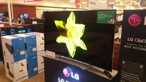 LG Curved 65-Inch 4K Ultra HD Oled TV