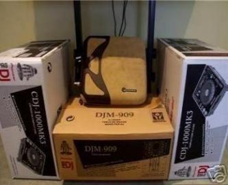 F/S 2X PIONEER CDJ-350 Turntable+DJM-350