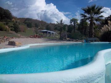 Landgut Monte Faeta 110 ha Toskana Pool