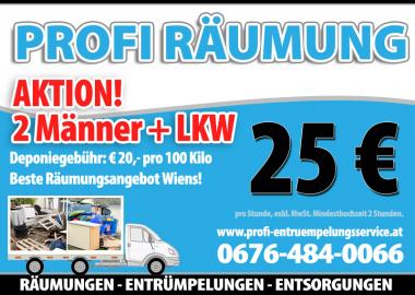 BILLIGENTSORGUNG WIEN, SOFORTTERMINE