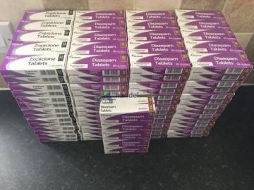 Oxazepam, Diazepam, Zopiclon, Oxycodon,