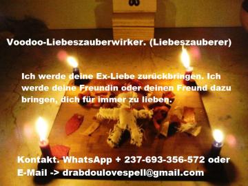 Voodoo-Liebeszauberwirker.  Bring deinen