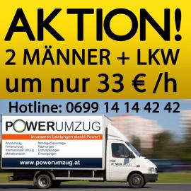Jetzt umziehen mit Powerumzug! - EUR 33/h